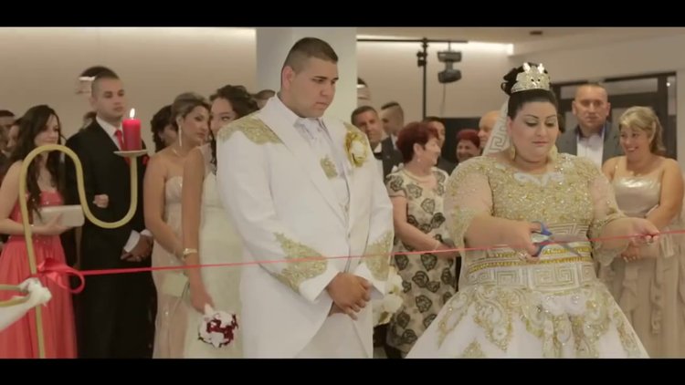 680 Bin tl'lik gelinlik giyen Slovakyalı Evka