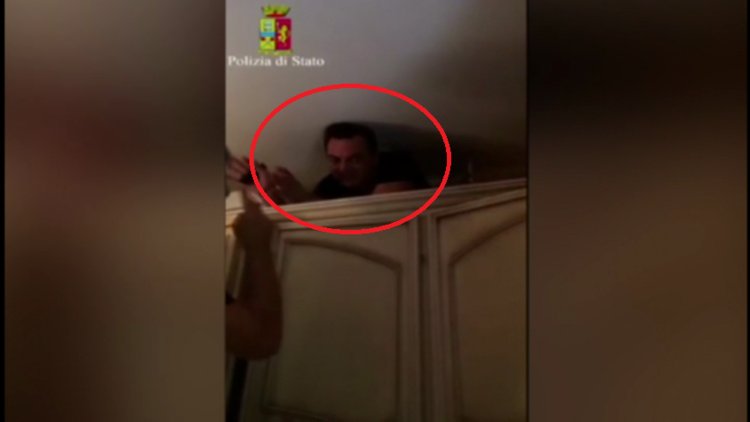 İtalyan mafya babası dolapta saklanırken yakalandı