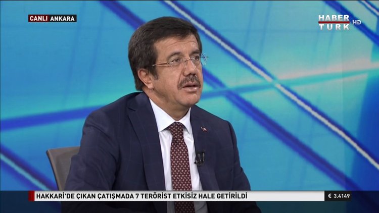 Ekonomi Bakanı Nihat Zeybekci Habertürk TV'de