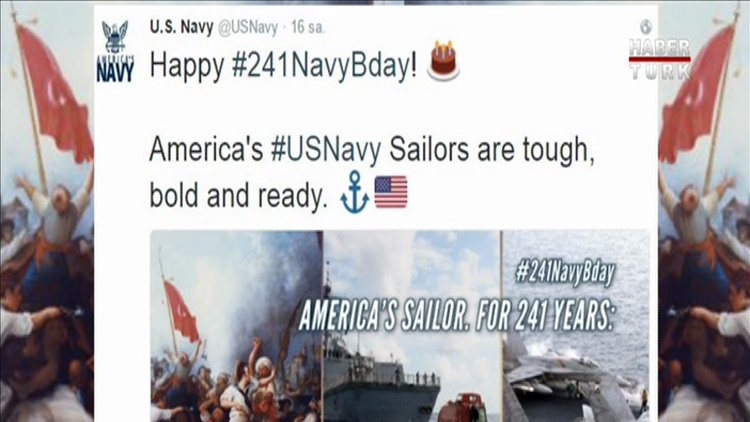 ABD Donanmasından "skandal" paylaşım