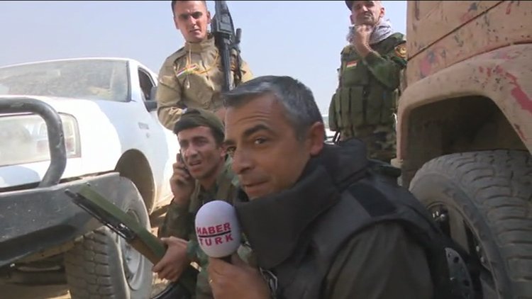 HABERTÜRK ekibi çatışmanın ortasında