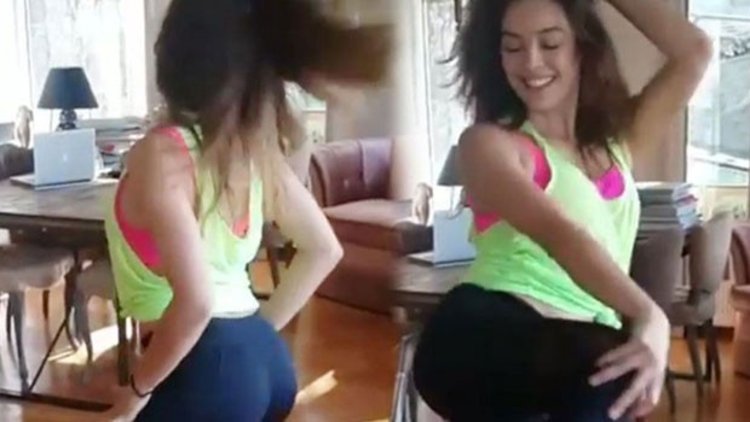 Azra Akın'ın olay dans şovu!