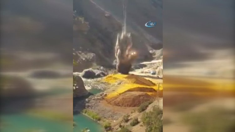 Hakkari'deki Kato Dağındaki tuzak böyle imha edildi