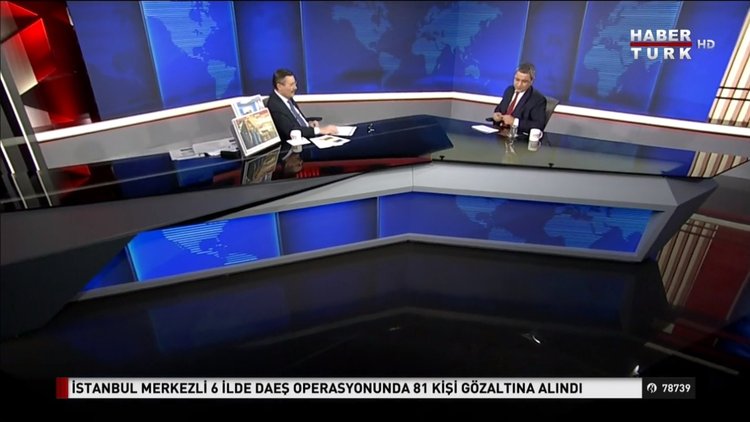 Melih Gökçek, Habertürk TV'ye konuk oldu