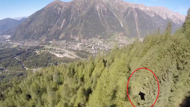 Wingsuit uçuşu sırasında feci kaza kamerada!
