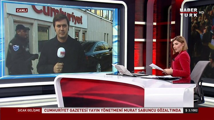 Cumhuriyet Gazetesi'ne operasyon