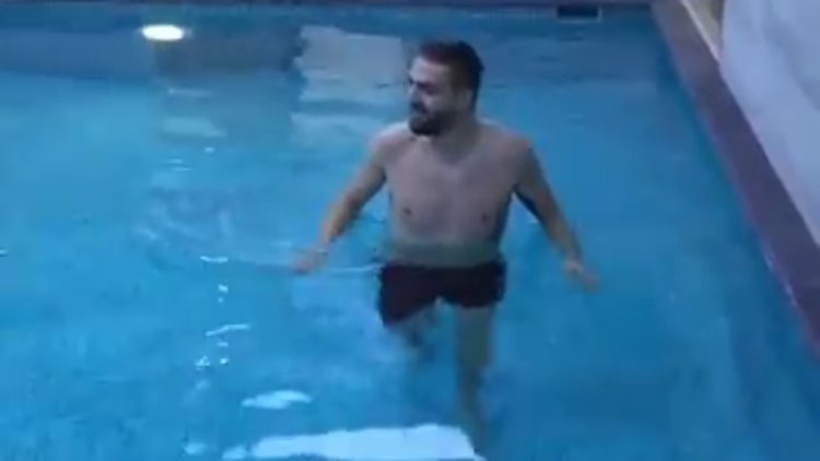 Caner Erkin egzersizlere başladı