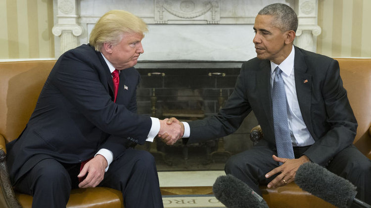 TRUMP-OBAMA BULUŞTU