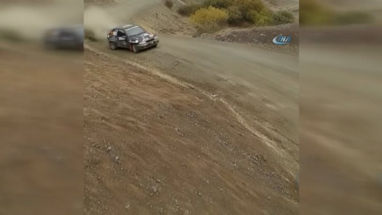 Ralli şampiyonasında feci kaza
