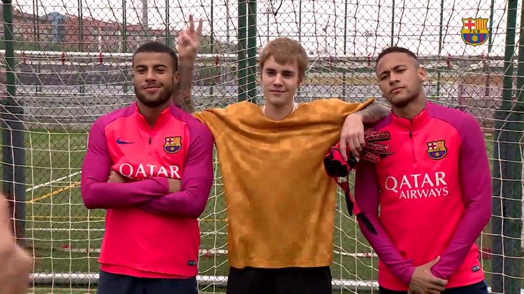 Justin Bieber Barcelona antrenmanında