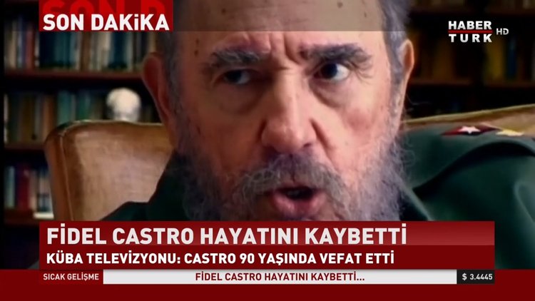 Fidel Castro hayatını kaybetti