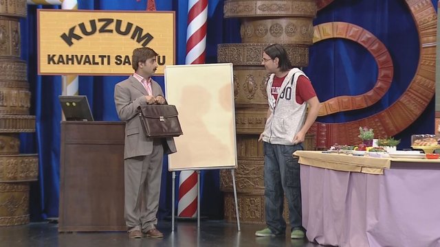 Bahadır'ın açık büfe kahvaltı salonu!