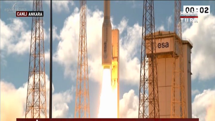 Göktürk-1 uydusu fırlatıldı