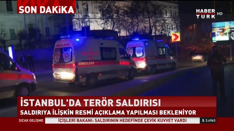 İstanbul'da bombalı terör saldırısı
