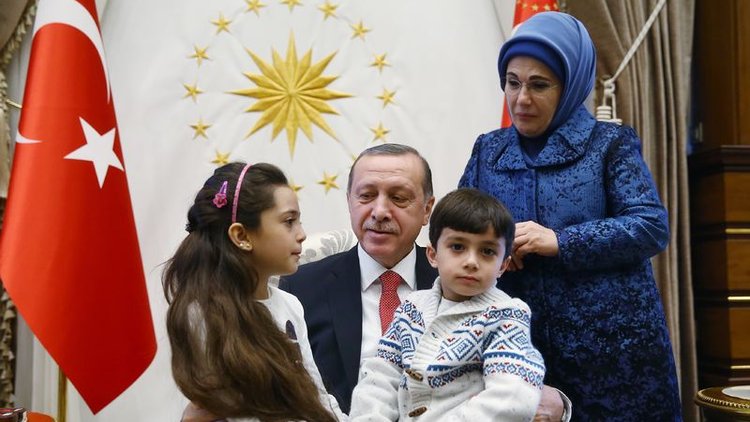 Halep'teki katliamı duyuran Bana, Cumhurbaşkanlığı Külliyesi'nde