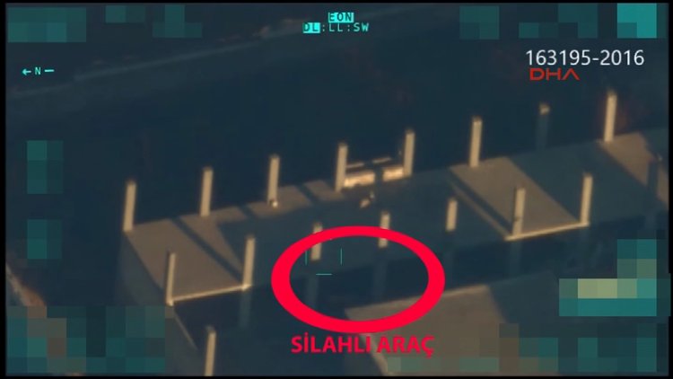 Fırat Kalkanı Harekatı'nda DEAŞ'a ait 90 hedef imha edildi