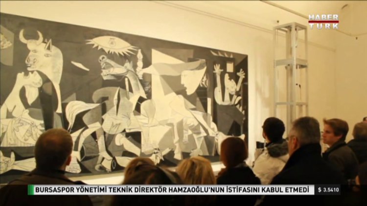 Savaşın tabloları yan yana!