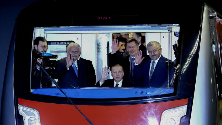 Keçiören Metrosu'nda ilk yolculuk