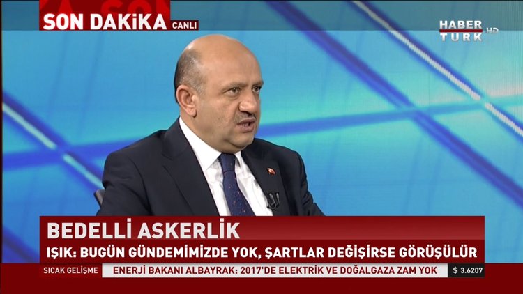 Milli Savunma Bakanı Fikri Işık HABERTÜRK TV'de