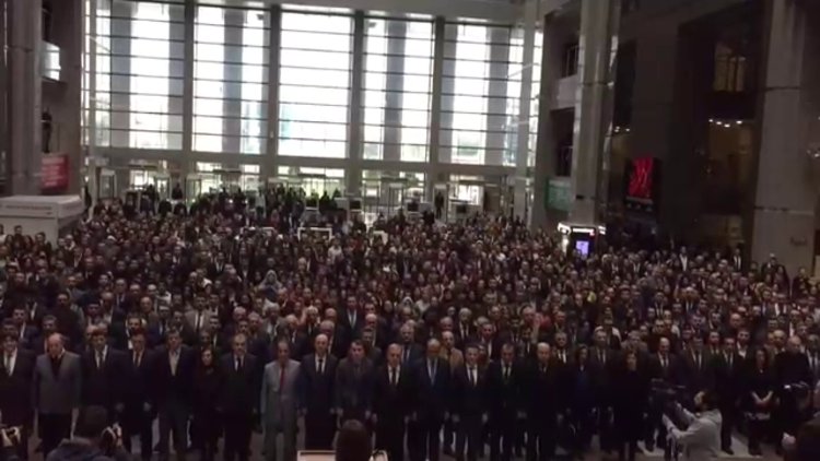 Çağlayan Adliyesi'nde tören