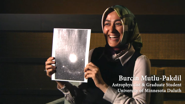 Burçin Mutlu Pakdil galaksi keşfetti, "Burçin'in Galaksisi" adı verildi