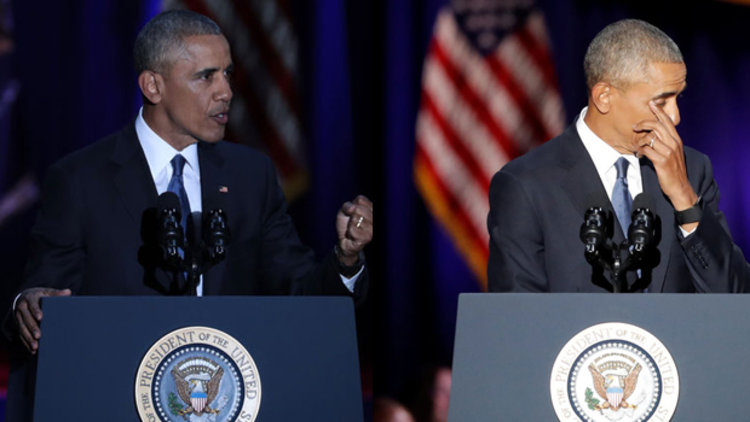Obama'dan duygusal veda