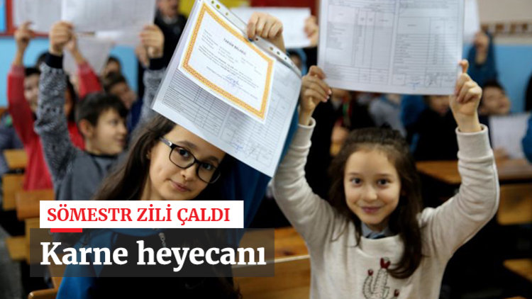 Bugün karne günü