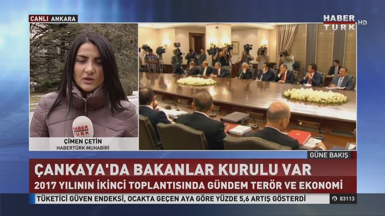 Çankaya'da Bakanlar Kurulu toplantısı