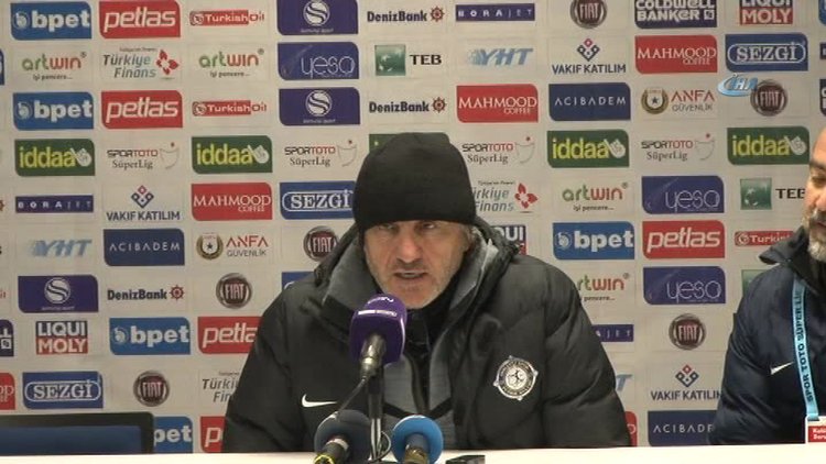 Teknik Direktör'den 10 saniyelik basın açıklaması