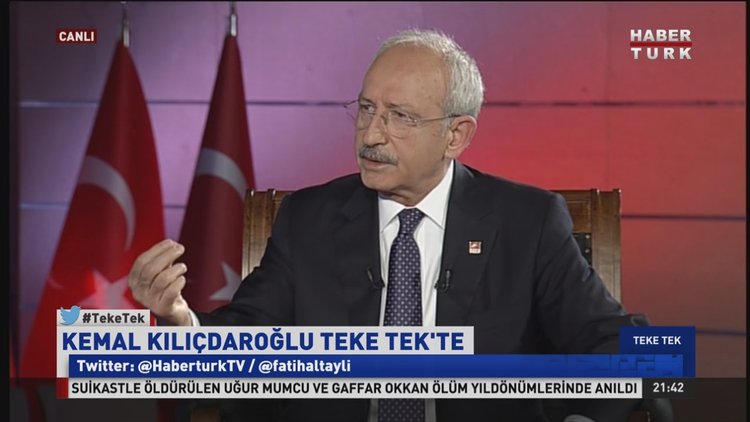 Kemal Kılıçdaroğlu - Teke Tek(24.01.2017) / 1.Kısım