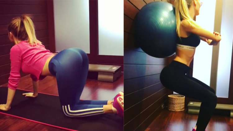 Cansu Taşkın'dan pilates dersi