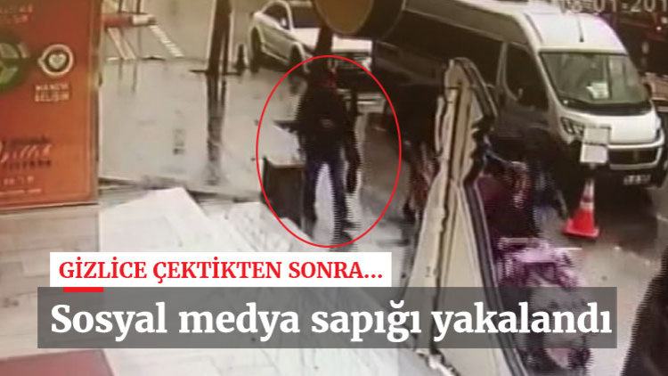 Gizlice çekip paylaşıyor