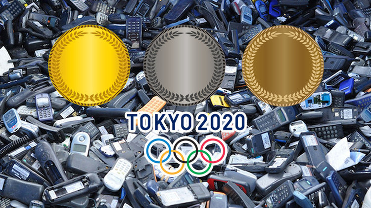 2020 Tokyo Olimpiyatları'nın madalyaları geri dönüşümden üretilecek!