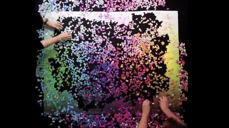 Tam 5 bin parça yapbozu tamamladı!