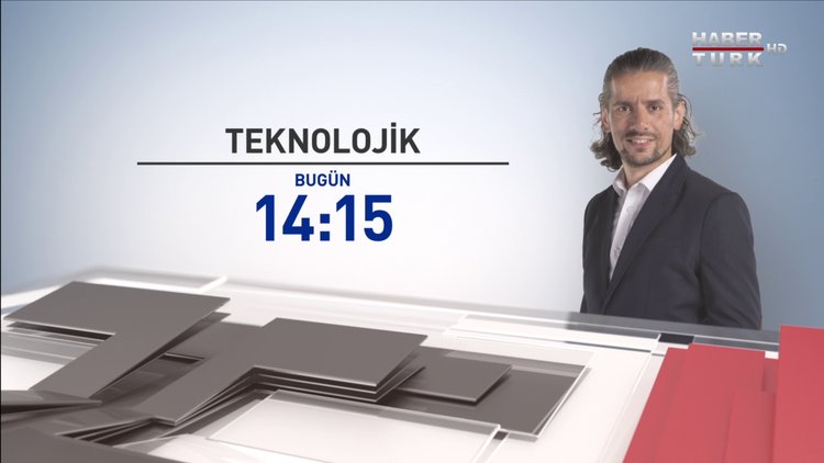 Teknolojik saat 14.15&#039;te Habertürk TV&#039;de