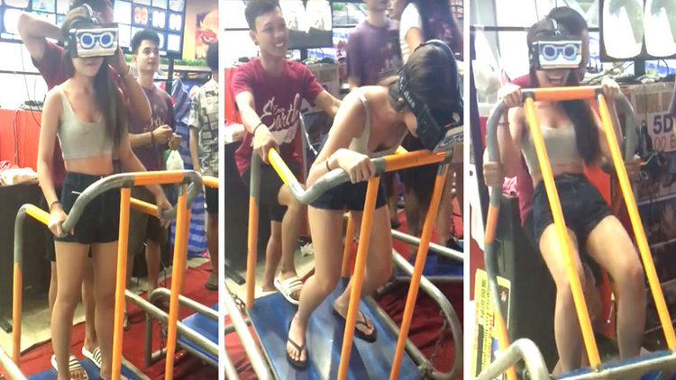 Eğlence merkezinde korku dolu anlar!