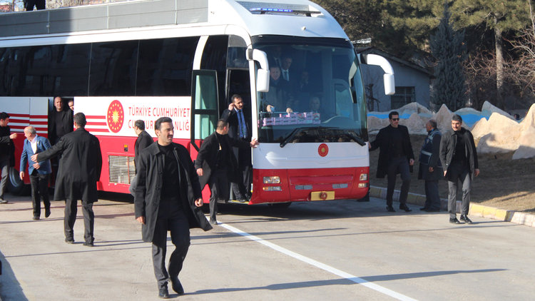 Cumhurbaşkanı Erdoğan'ın konvoyunda kaza meydana geldi