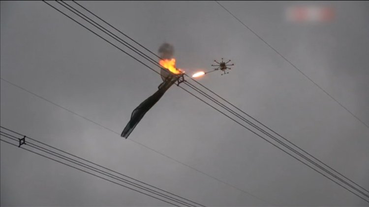 Çöpleri İHA&#039;yla temizlediler