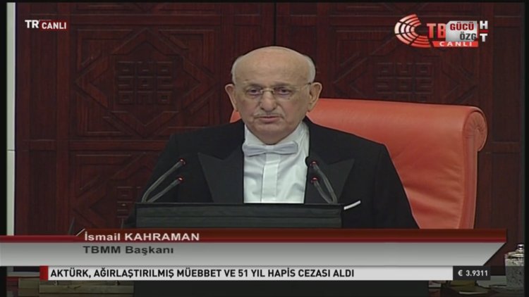 İsmail Kahraman 2 ay sonra ilk kez Meclis'te