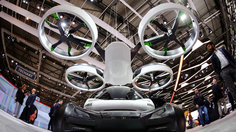 Airbus'ın 'uçan arabası' görücüye çıktı