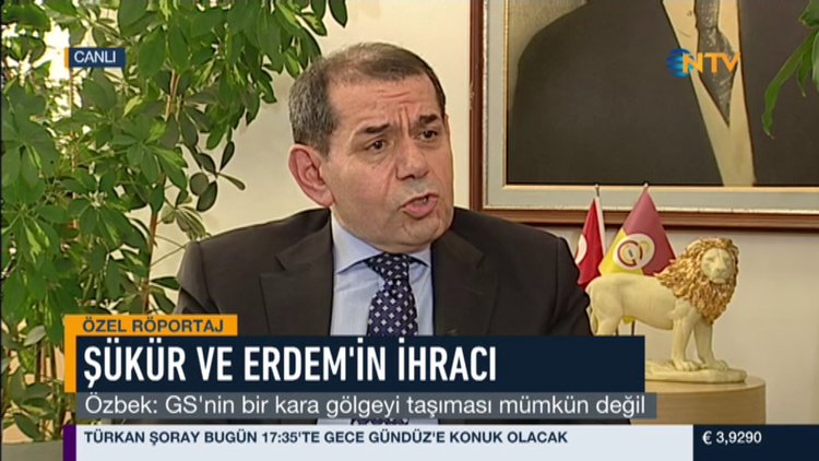 Dursun Özbek'ten Hakan Şükür ve Arif Erdem açıklaması!