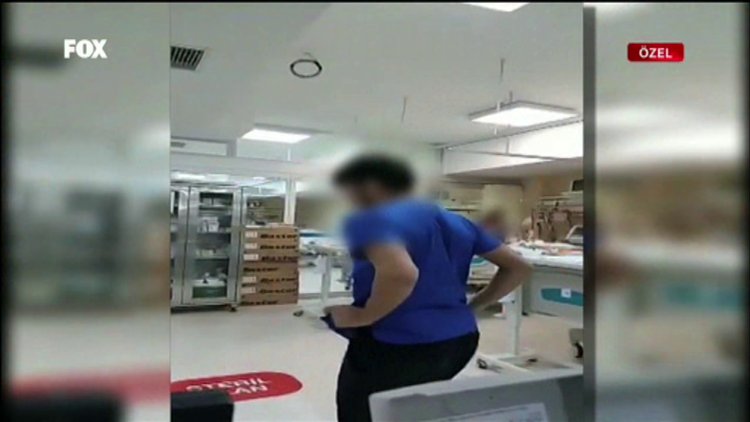 Yoğun bakımda oryantal dansı yaptı!