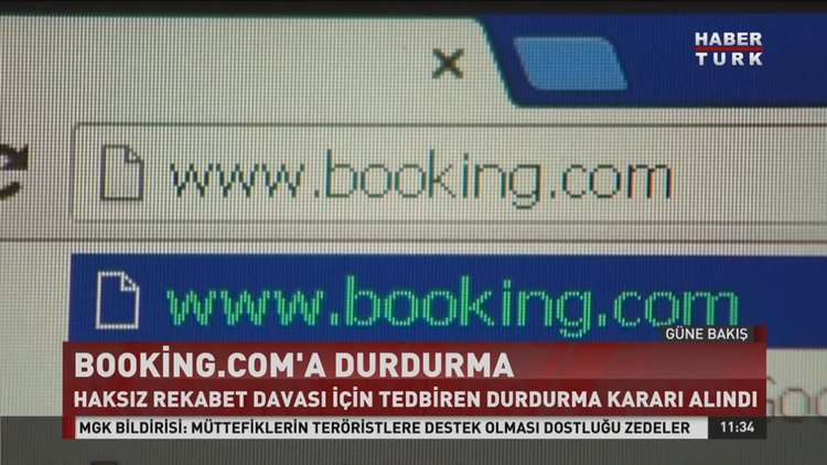 Booking.com'a durdurma