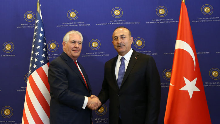 Çavuşoğlu ile Tillerson'dan ortak basın toplantısı