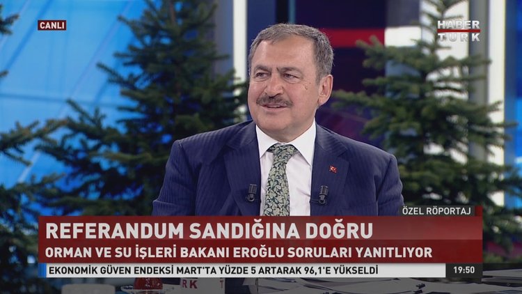 Veysel Eroğlu, Habertürk TV'de soruları yanıtladı