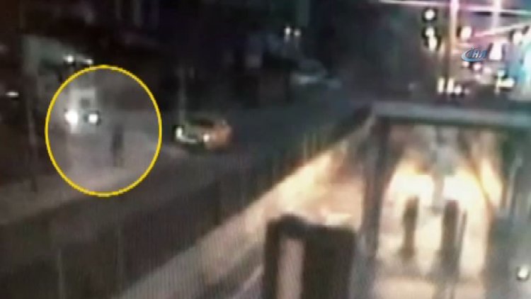 İstanbul'da hafriyat kamyonu dehşeti kamerada