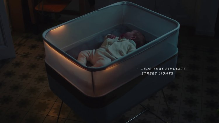 Bebeğini uyutmakta zorlananlara akıllı beşik