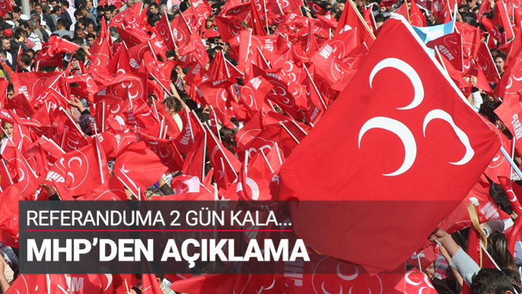 MHP'den açıklama