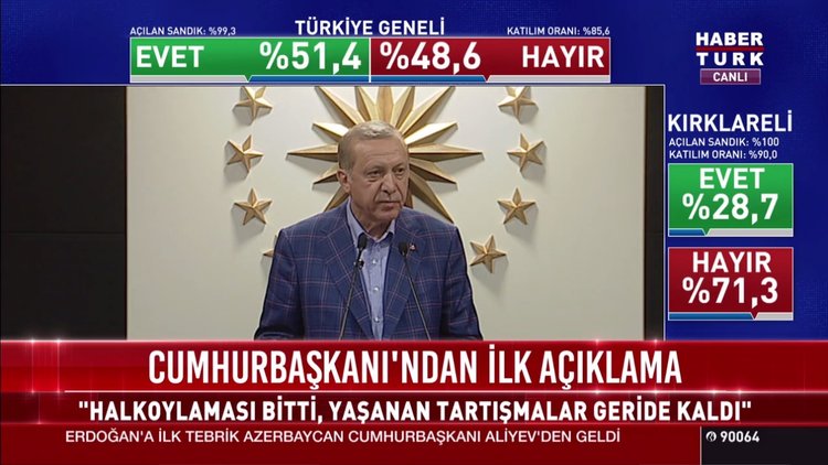 2017 Referandum sonrası Cumhurbaşkanı Erdoğan'dan açıklama