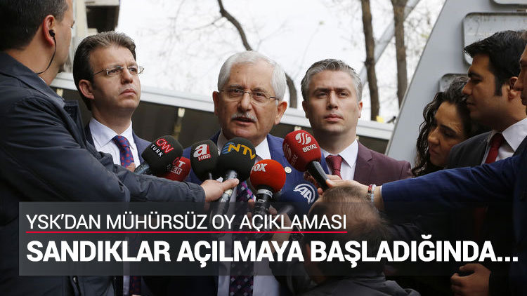 YSK Başkanı açıklama yaptı
